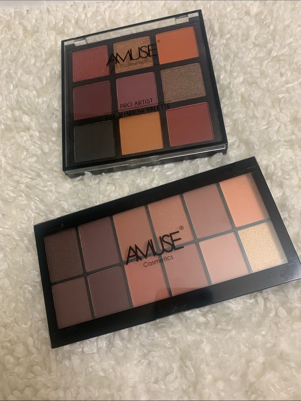 Muse Neutral & Warm Eyeshadow Duo Palette - Browns, Peach, Copper
